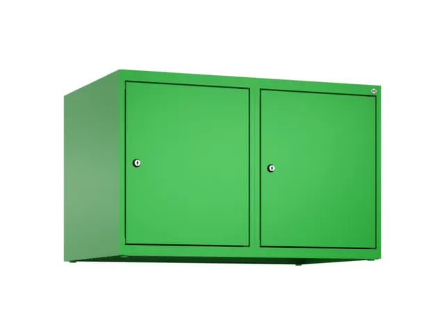 opzetkast,v. locker,2vak.,vak B 400mm,HxBxD 500x800x500mm,cilinderslot