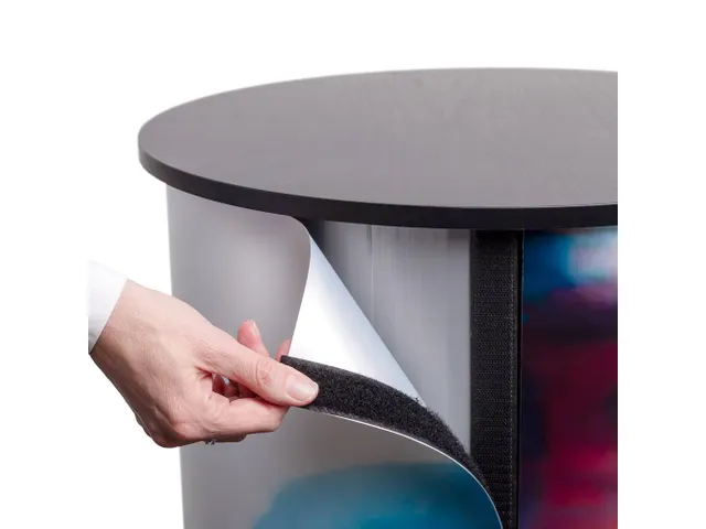Comptoir d'accueil Professional Round 45cm plateau noir