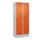 locker,HxBxD 1950x800x500mm,2vak,vak B 400mm,draaigrendel,sokkel