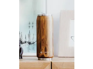 Thermosbeker Les Artistes Paris blik 500ml Wood met Rietje - 4