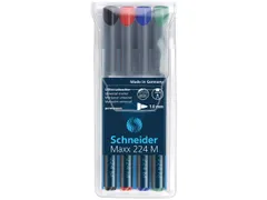 Universele Marker Maxx 224 M Permanent Assorti Etui 4 Stuks