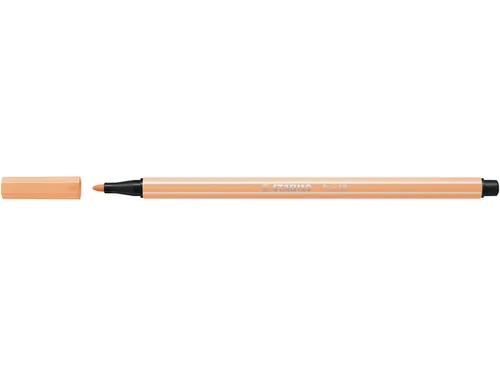 Viltstift STABILO Pen 68/25 medium pastel oranje