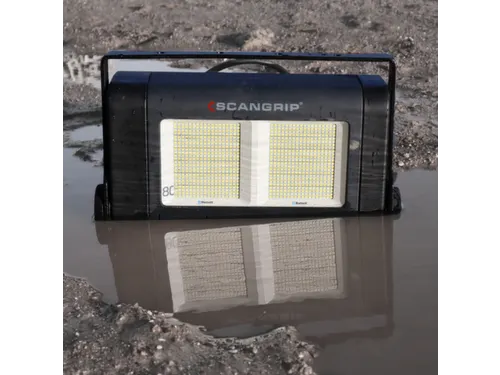 bouwlamp,864 SMD-led,20000-80000lumen,draaggreep,straalhoek 120 °