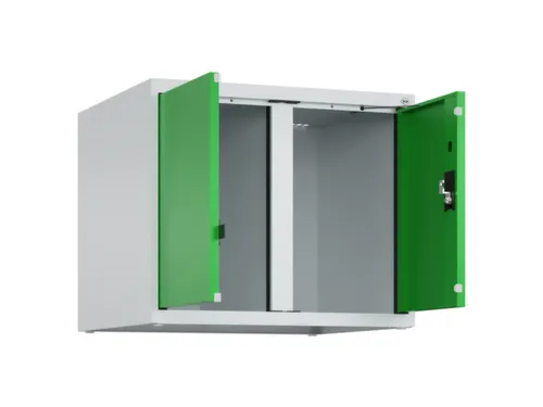 opzetkast,v. locker voor scheiding van kleding,2vak.,vak B 300mm