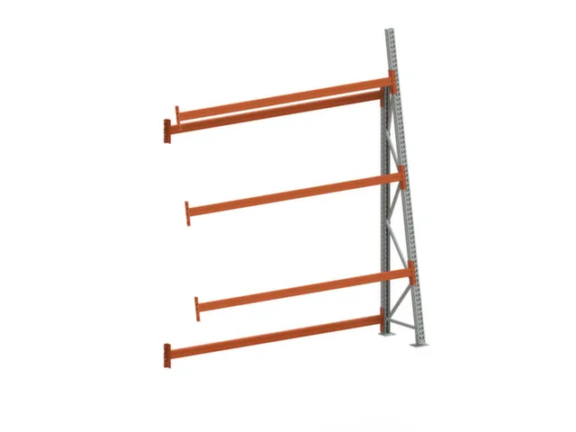 magazijnrek voor profielen,aanbouwveld,eenzijdig,HxBxD 3300x2700x700mm