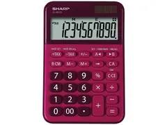 Calculator Sharp-ELM335BRD rood desktop