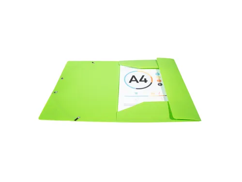 Elastomap 3 kleppen polypropyleen 7/10de Forever PP - A4-Anijsgroen -