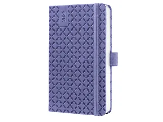 Weekagenda Flair A6 2026 (NL/FR/EN/DU) Dark Purple Hardcover - 2