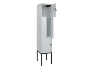 Z-garderobekast,HxBxD 2120x400x500mm,vak B 200/400mm,draaigrendel - 2