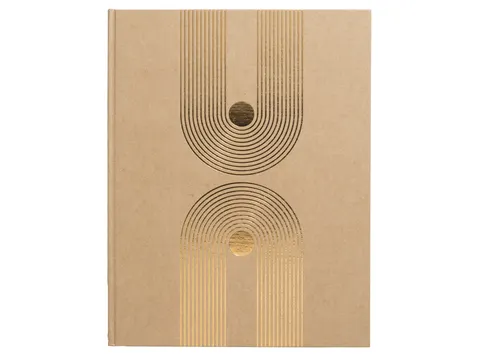 Gastenboek Exacompta Graphik 270x220mm blanco kraft