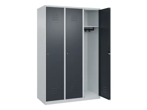 locker,HxBxD 1850x1200x500mm,3vak,vak B 400mm,cil.-slot