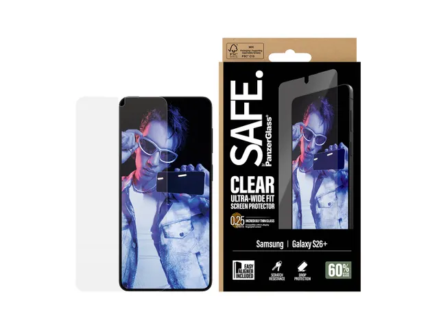 PanzerGlass SAFE. by Screen Protector Samsung Galaxy S26+ | Ultra-W