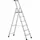 veiligheidsladder,eenzijdig,6treden m. R13-laag,stand H 1,59m