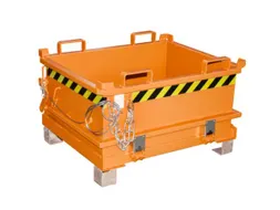 mini-bodemklepcontainer,HxLxB 625x800x1000mm,0,24m³,inrijbeugel,staal