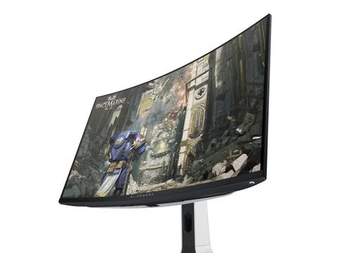 Alienware AW3225QF Monitor 32 Inch 4K Ultra HD QD-OLED Zwart Wit
