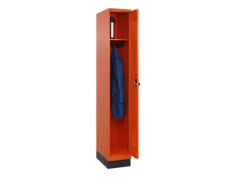 locker,HxBxD 1950x300x500mm,1vak,vak B 300mm,draaigrendel,sokkel