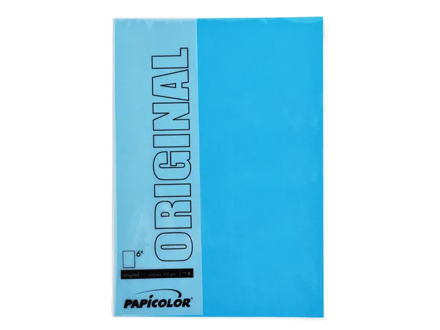 Kopieerpapier Papicolor A4 100gr 12 vel hemelsblauw
