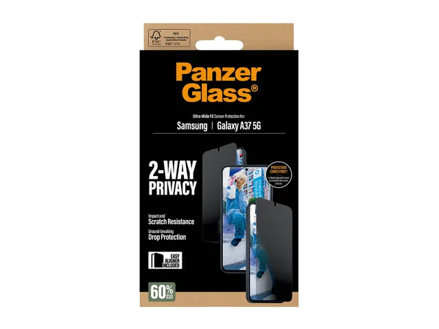 PanzerGlass PG90806, Samsung, Galaxy A37 5G, Krasbestendig, Transparan