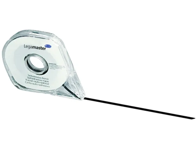 Planbord verdeeltape Legamaster 1,0mmx16m zwart