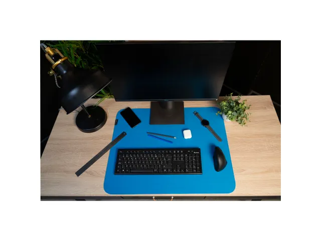 Onderlegger vilt Tek sto 50x65 turquoise