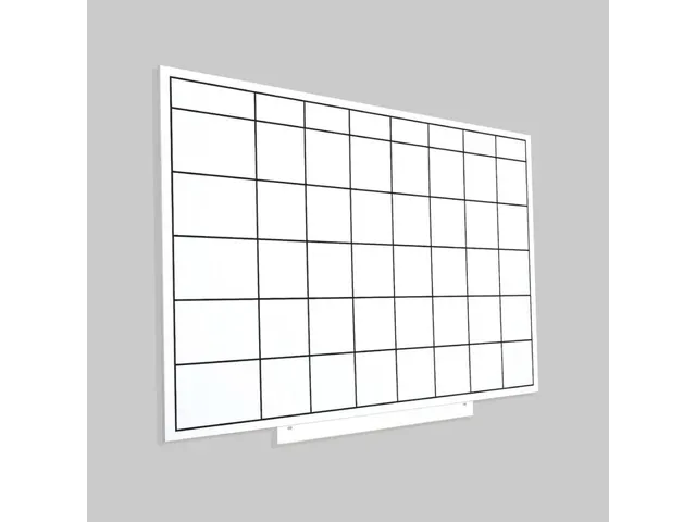 Whiteboard Rocada Skinplanner 75x115cm wit gelakt