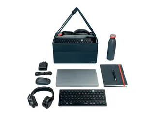 Leitz Hot Desking Stoffen opbergtas Fluweel Grijs 35,5x21x20cm - 5