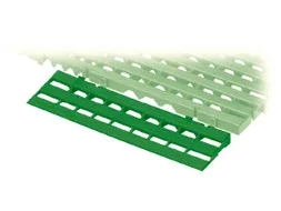 Randlijst Hd-pe Lxbxh 400x110x25mm Groen