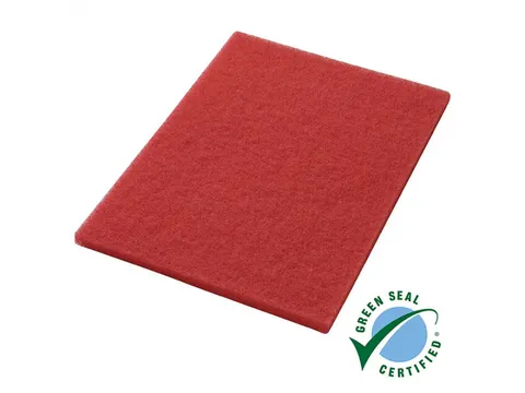 Wecoline Squarepad Scrub Full Cycle Rood 35x50cm 5 Stuks