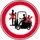 verbodsbord,Meerijden op vorkheftruck verboden,PVC,Ø 50mm