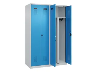 PBM-locker,HxBxD 1850x1200x500mm,4vak,vak B 300mm,draaigrendel - 1
