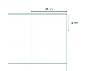 Etiketten Zelfklevend Wit 12 op A4 105x48mm 1000 Vel - 2