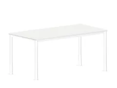 In hoogte verstelbaar bureau,HxBxD 720-840x1600x800mm,Bl-wit