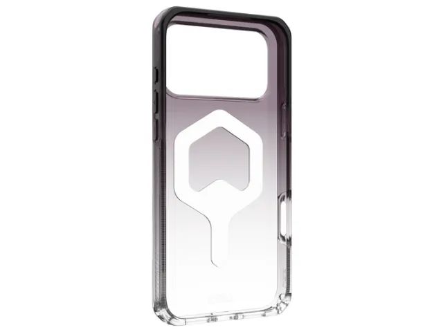 iPhone 17 Pro Max Hoesje MagSafe Back Cover Zwart Transparant