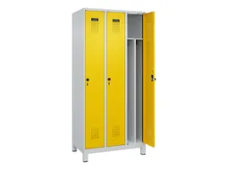 locker voor scheiding van kleding,HxBxD 1950x900x500mm,3vak