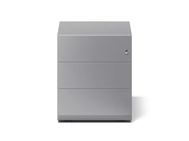 Mobiel Ladenblok 495X420X565Mm 3Laden Cilinderslot Zilver