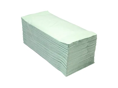 CMT Handdoekpapier Z-vouw Eco recycled 2-laags 25x23cm Groen 20x160st