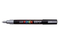 Verfstift Posca PC3M Fijne punt 0,9-1,3mm Zilver