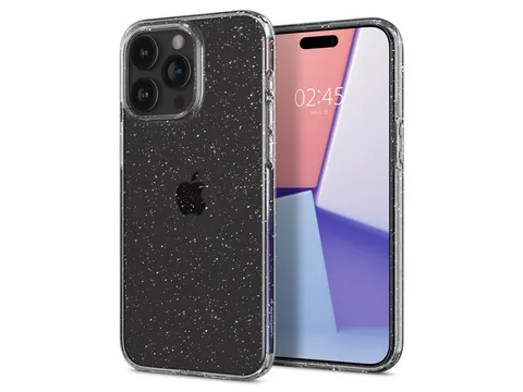 Spigen Liquid Crystal iPhone 15 Pro hoesje glitter