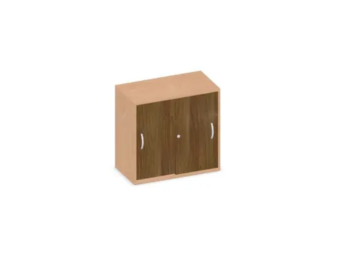 schuifdeurkast,HxBxD 770x800x430mm,decor romp beuken,decor front noten