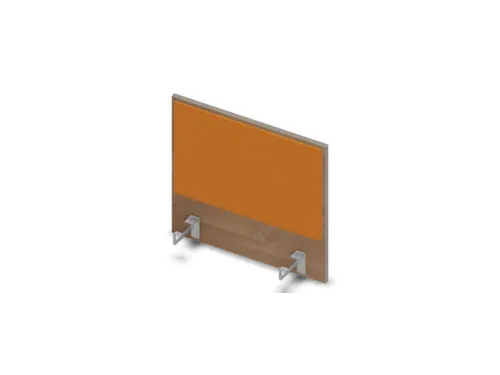 opzetpaneel bureau aanbouw zijkant NT-cherry BN3005-geel 600mm
