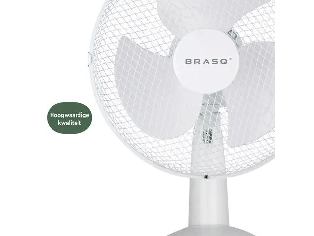 Tafelventilator BRASQ F400 Ø 30cm wit