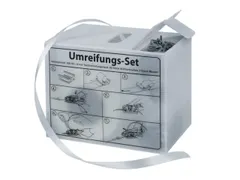 omsnoeringsset,PE-band,klemmen,cutter,band LxB 200mx16mm