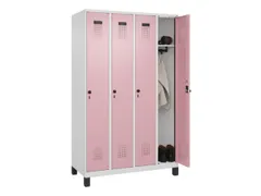 locker,HxBxD 1950x1200x500mm,4vak,vak B 300mm,draaigrendel,voeten