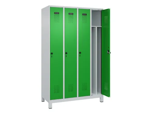 locker voor scheiding van kleding,HxBxD 1950x1200x500mm,4vak