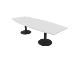 vergadertafel,HxBxD 740x2800x1100mm,vatvormig