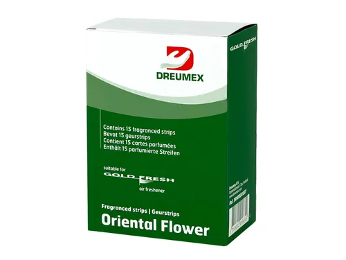 Luchtverfrisser Dreumex Gold Fresh Oriental Flower 15 strips