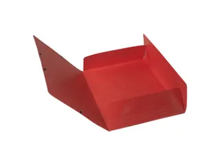 Elastomap A4 3 kleppen IDERAMA Maxi Capacity glanskarton rood - 6