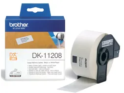 Etiket Brother DK-11208 38x90mm groot adres 400stuks