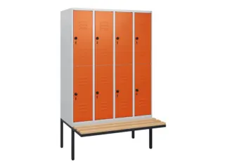 Dubbeldekse dekenkist,HxBxD 1950x1200x815mm,4x2vak.,vak B 300mm - 1