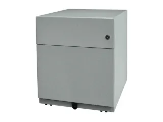 Mobiel Ladenblok Staalplaat 495x420x565mm 1hangmappenlade 1lade Zilver - 4